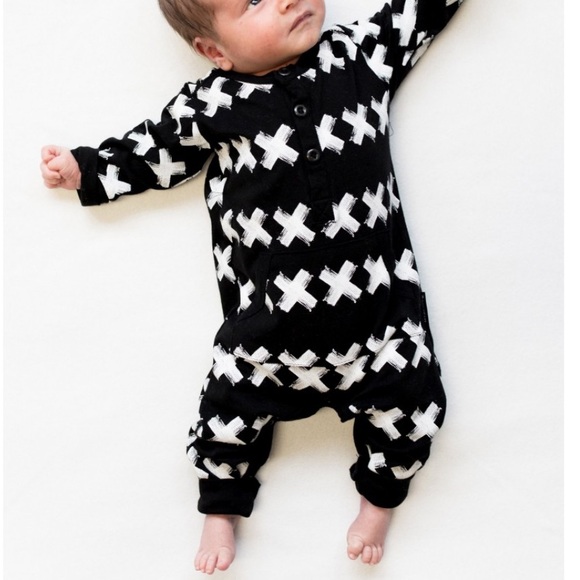 Lucky No. 7 Infant’s Snap Romper Jumpsuit Euro Size 62/68 US Size 3-6 Months - Picture 1 of 8